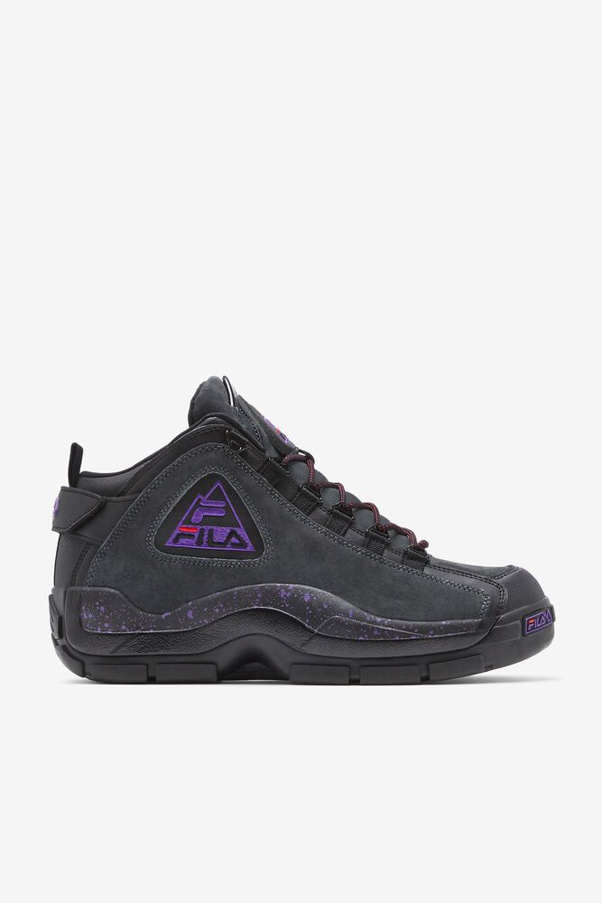 Fila Grant Hill 2 Outdoor Black Sneakers Mens - NZ 87613-EQCA